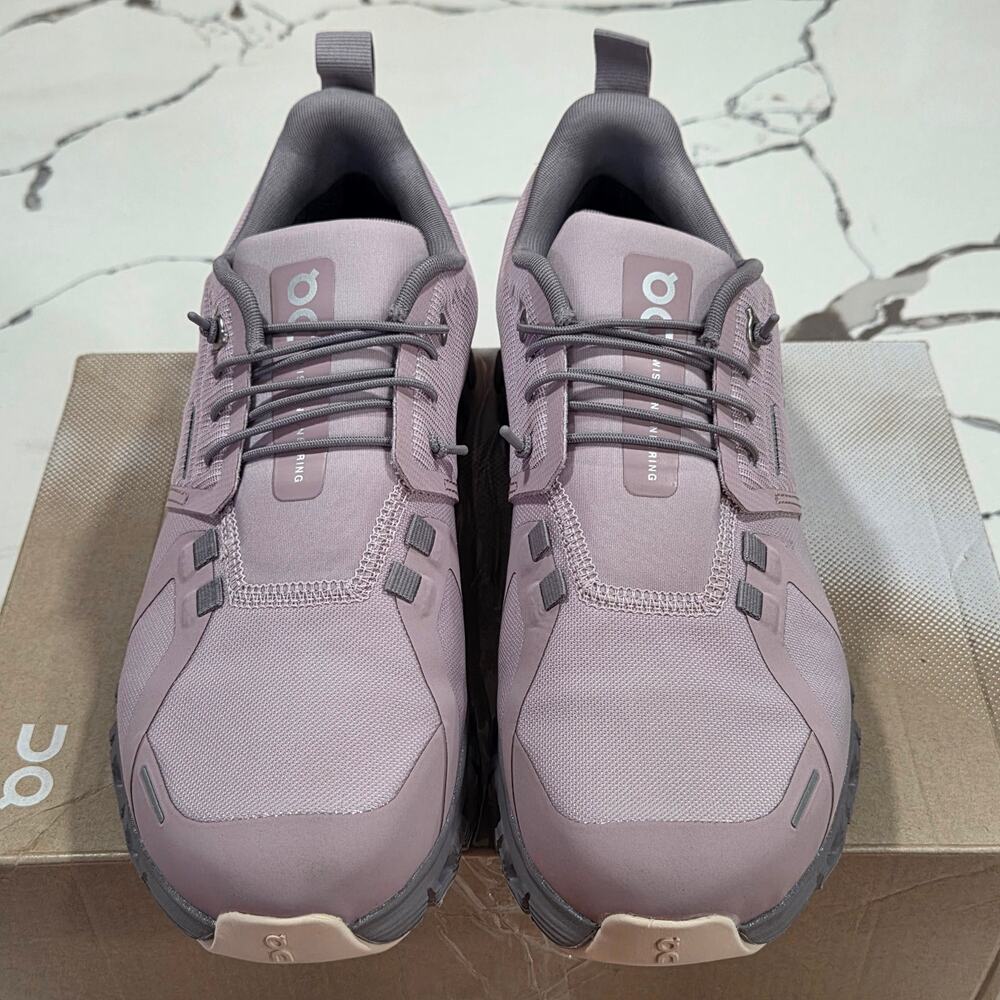 On Running Cloud 6 Waterproof Mauve Zinc Size 7.5 Women's Trail Casual Shoes - Picture 4 of 9